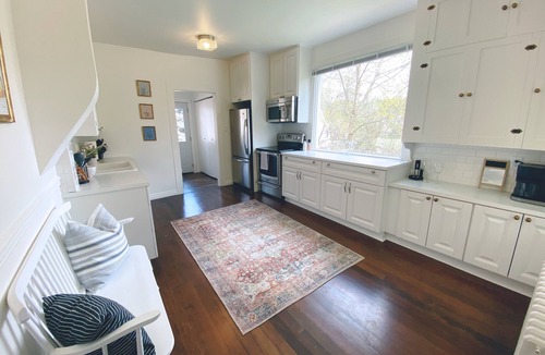 Colbert House | Cozy restored farmhouse on the river! Hot tub, wildlife, trails!