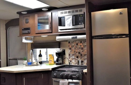Williams House | Cozy RV Suite with Private Deck & Firepit Near Williams, Arizona