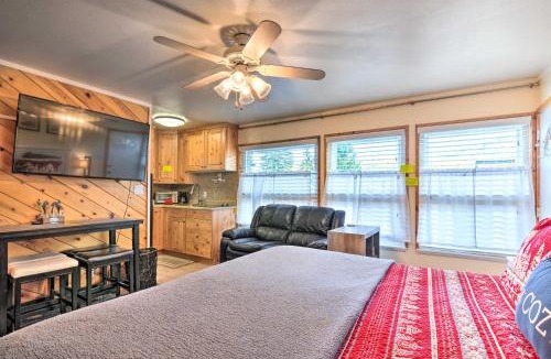Brian Head Apartment | Cozy Studio w/Fireplace ~ 1 Mi to Ski Resort