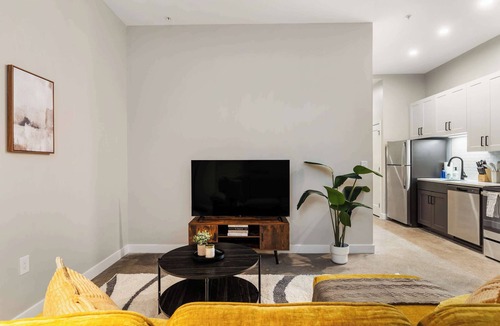 Downtown Cincinnati Apartment | CozySuites Textile | Modern 1BR