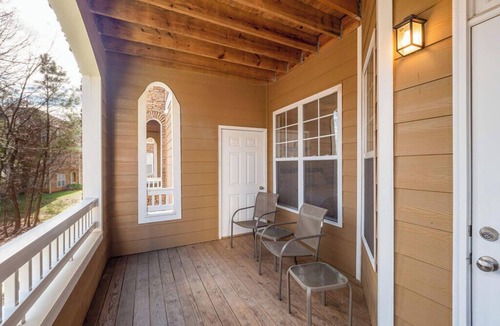 Cary Apartment | Crossroads 1BR with Wooded View