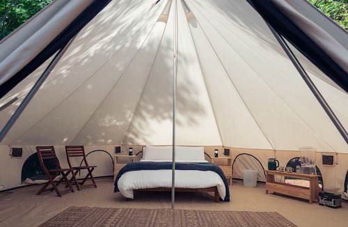 Carson RV Rental | Cute Bell Tent in Carson for Columbia Gorge Glamping in Washington
