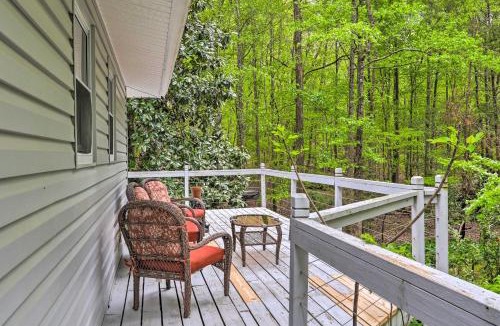 Lake Secession House | Dock + Fire Pit: Lakefront Living in Abbeville!