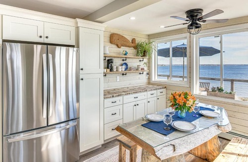 Bristol House | Dock, Sunrise View: Waterfront Home on Mt Hope Bay