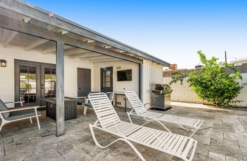 Southwest Village House | Dog-friendly home with private pool, spa, enclosed yard, grill, patio, & firepit