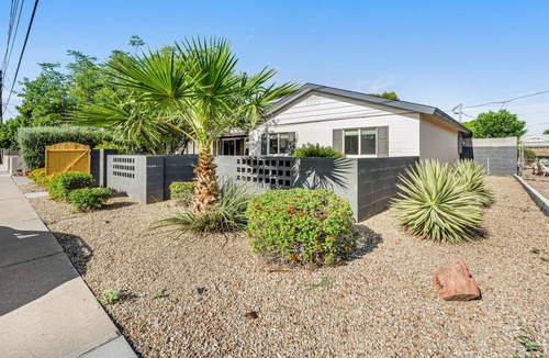 Southwest Village House | Dog-friendly home with private pool, spa, enclosed yard, grill, patio, & firepit