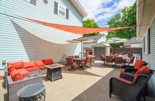 Garden District House | Downtown CDA Getaway with Private Hot Tub Fire Pit