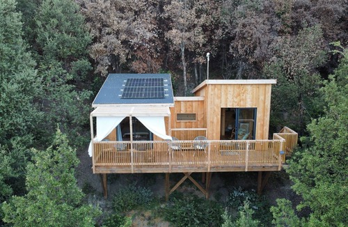 Poggio-Marinaccio House | Ecolodge en bois au cœur du maquis corse - Cabane La source