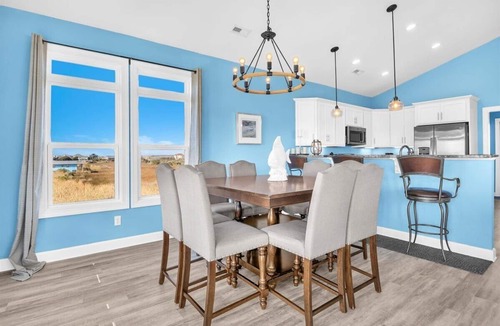 Ocean City Beach House | Elegant Sunset Retreat Walk to Beach Elevator Dogs Ok 4BR Bunk Room