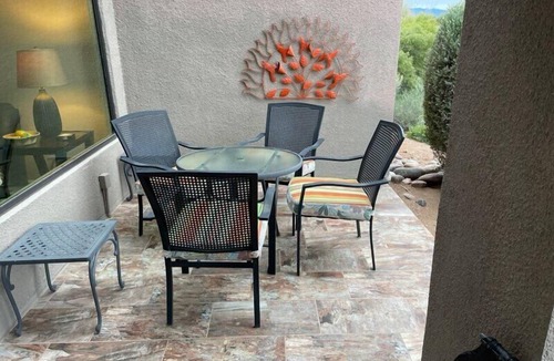 Tucson Condo | Enjoy this First Floor with Great Golf Course View and an extended patio
