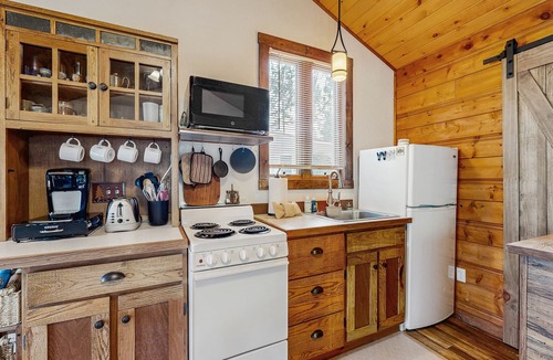 Woods Bay House | Enjoy two separate cabins, pet friendly, firepit, 5 min to Lake, fly-fishing