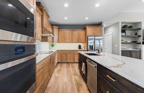 Lewiston House | Epic river views, Newly built upscale modern home, Game room