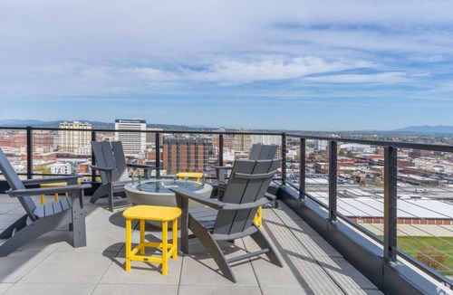 Cliff - Cannon Apartment | Experience urban luxury in this 8th floor studio rental!