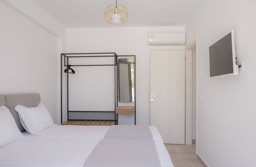Nidri Villa | FORUM VILLAS CHIC MODERN STONE VILLA private pool nr Nidri and Beach