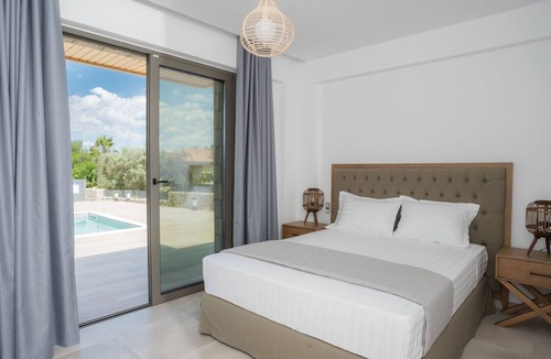 Nidri Villa | FORUM VILLAS CHIC MODERN STONE VILLA private pool nr Nidri and Beach