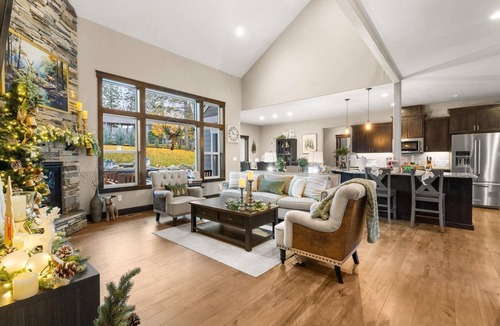 Hayden View Estates House | Four Bedroom Retreat Near Hayden Lake: Game Room, Family Fun