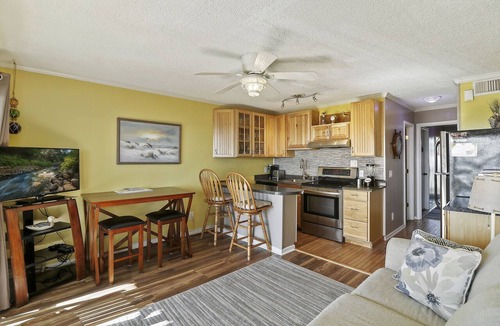 Isle of Palms Condo | Front beach sea cabin with amazing view, pool access, beach access, and pier!