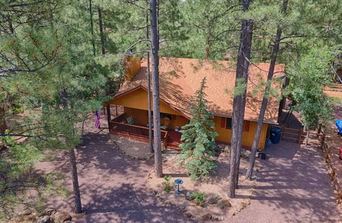 Pinetop Cabin | GARDEN CABIN W/FENCED YARD, With A/C