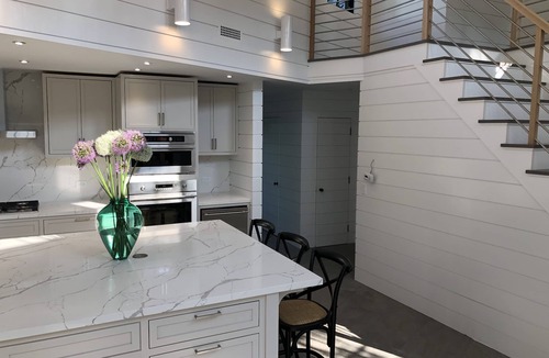 East Hampton North House | Gated compound that is a walk to town New Pool, Fire Pit, and Bocce Court!