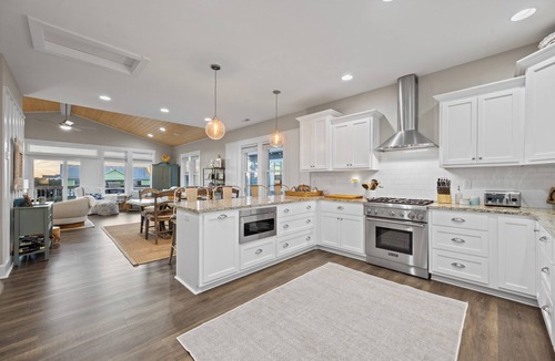 Topsail Beach House | Gemini Dream #102 - Soundfront w/Pool, Boat Dock, Elevator, Dogs Allowed!