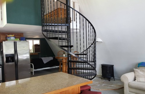 Newport House | Gorgeous Sacheen Lake Villa with Panoramic views of lake from deck w/hot tub!