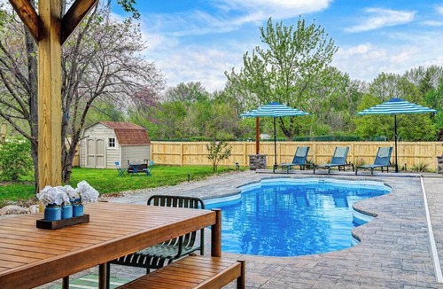 Greenwood House | Grandstand Gathering House: Pool, Theater, Gym