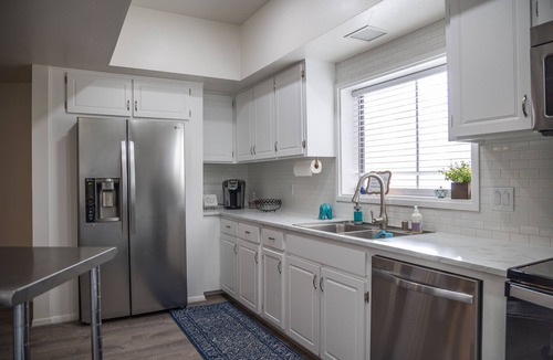 Bullhead City House | Great open one-story home for family entertaining. Relaxing back concrete porch.