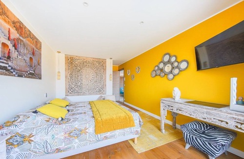 Palasca Bed & Breakfast | Guest Room “Chambre Bali” with Sea View, Wi-Fi, and Air Conditioning