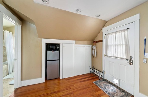 North End Apartment | #HabitueHomes - Lowell Studio - Quiet Street