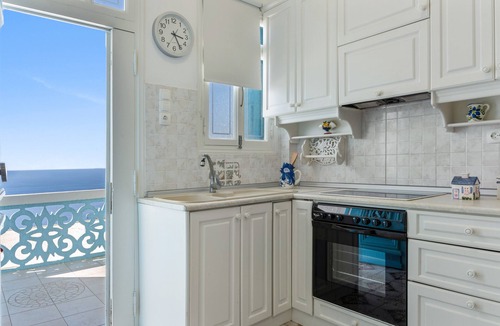Olympos House | Holiday Home 'Olympos Blue' with Sea View, Wi-Fi and Air Conditioning