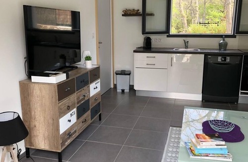 Barbaggio House | Holiday Home 'Villa De Charme T3 Saint Florent' with Mountain View, Wi-Fi and Air Conditioning