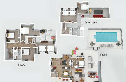 Rutland House | Home for 21 Near Ark - Ensuite Bathrooms - with Pool!