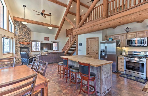 Show Low Cabin | Home on 1 Acre w/Wraparound Deck in Lakeside!