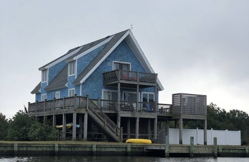 Carova Beach House | Horse Haven - Carova 4x4 Beach - Canal/Water Front - Pool & HotTub - Private Lot