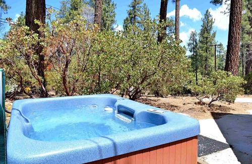 Summit Estates Cabin | HOT TUB! Near Snow Summit! Wifi! Adorable! Large Yard! Cable TV! Fireplace!