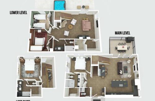 Dry Ridge House | Hot Tub Private King Suites 4BR 3BA Near Ark