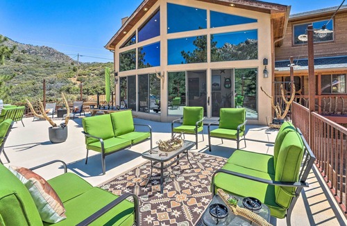 Kingman Cabin | Huge Hualapai Cabin w/ Patio Above Kingman!