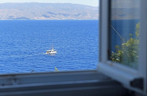 idhra House | Hydra Seaside Serenity: Panoramic Sea & Sunset Views