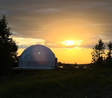 Ririe House | Kelly Canyon Geodesic Dome - Valley View