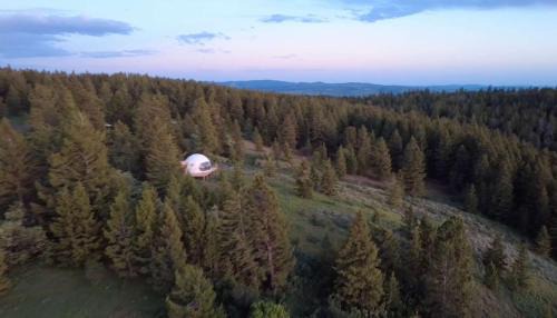 Ririe House | Kelly Canyon Geodesic Dome - Valley View