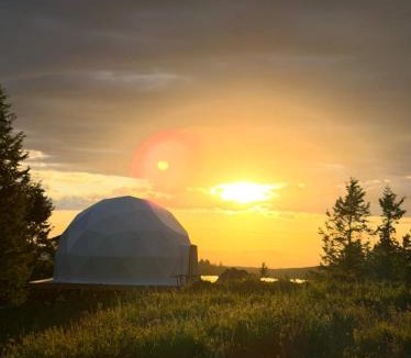 Ririe House | Kelly Canyon Geodesic Dome - Valley View