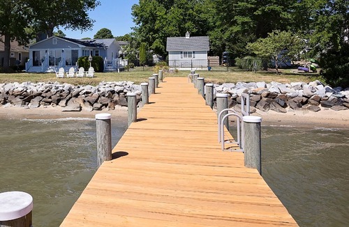 Stevensville House | Kent Island Waterfront | Pool | Hot Tub