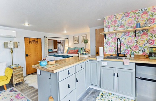 Newman Lake House | Lakefront Cottage with Hot Tub and Fire Pit