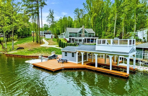 Bumpass House | Lakefront Retreat, Pool, Boat Dock, Hot Tub