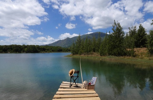 Canale-di-Verde Villa | Large traditional Corsican property including a sheepfold with its feet in the fresh water .