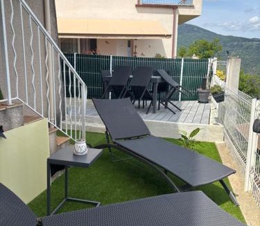 Taglio-Isolaccio House | Levé du soleil sur la mer