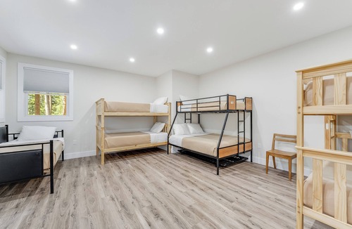 Whitefish Cabin | Lodge Room with Common Space