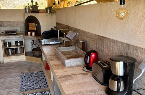Coti-Chiavari Cottage | Lodge tent with outbuildings - direct sea access - in unspoilt countryside