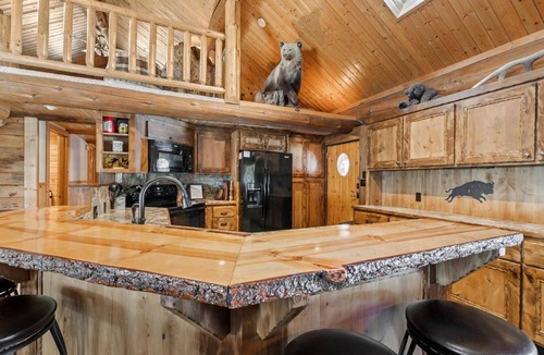 Whitefish House | Log Home on 8 Acres by Stillwater River