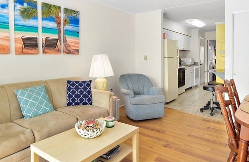 Midtown Ocean City Condo | Lovely 1-bedroom condo with free WiFi, cute coastal decor, and an outdoor pool located midtown and just steps to the beach!